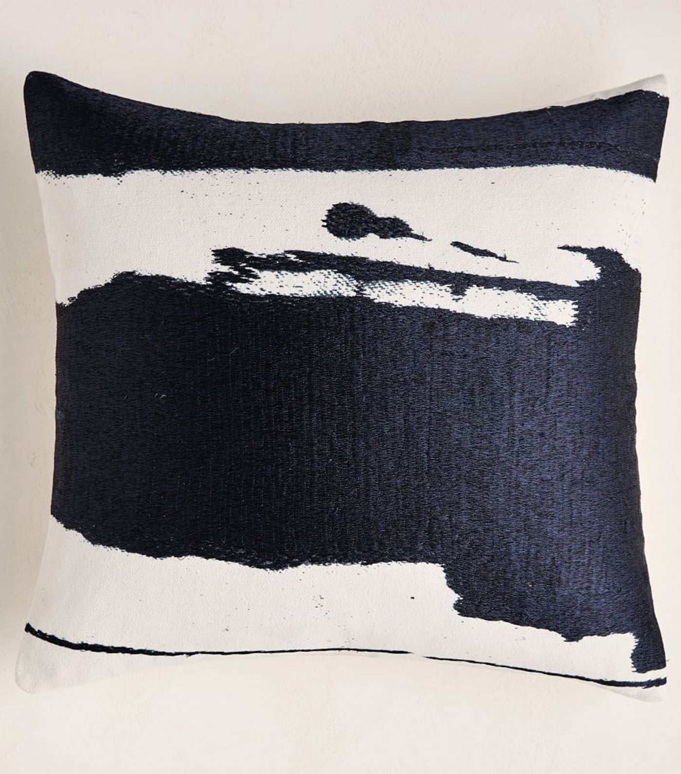 west elm Ink Abstract Pillow Cover - Midnight