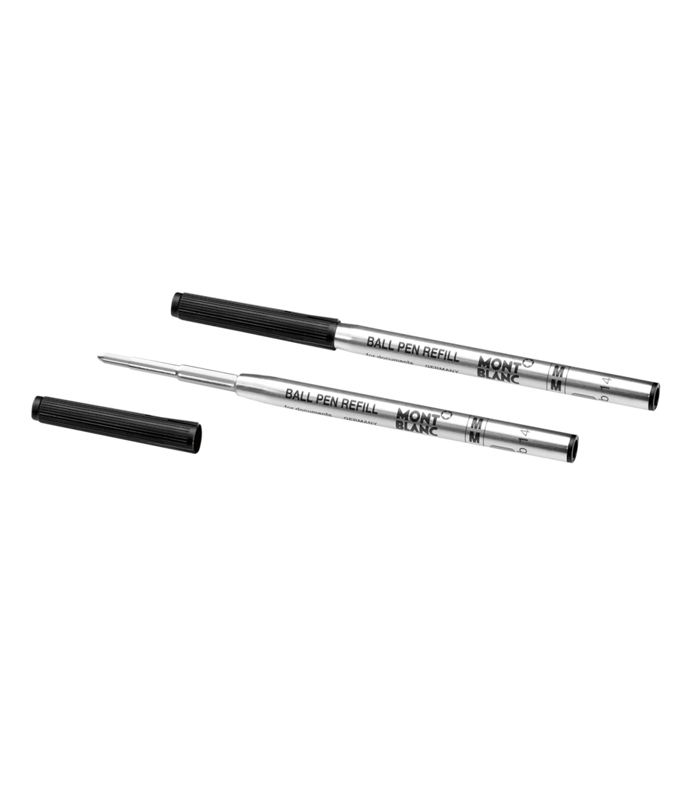 2 Ballpoint Pen Refill Medium Mystery Black