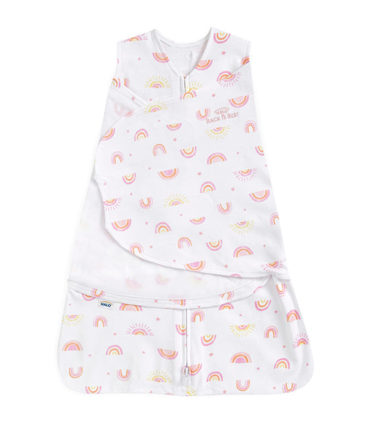 halo® white rainbows sleepsack® swaddle