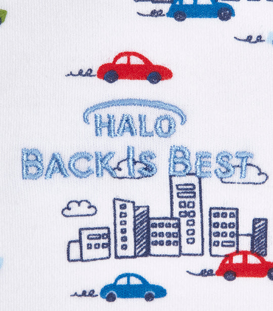halo® white city life sleepsack® swaddle
