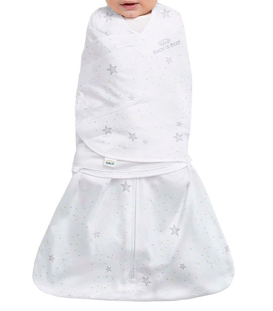halo® white stardust sleepsack® swaddle