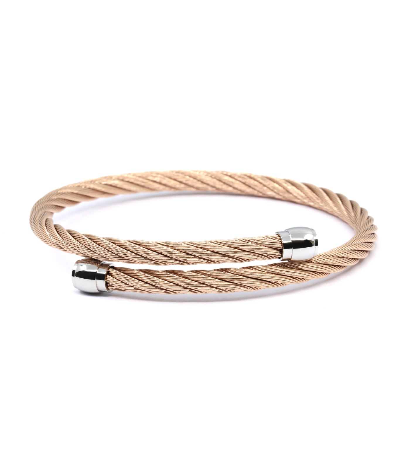 Celtic Bangle Sceau Rose Gold & Silver