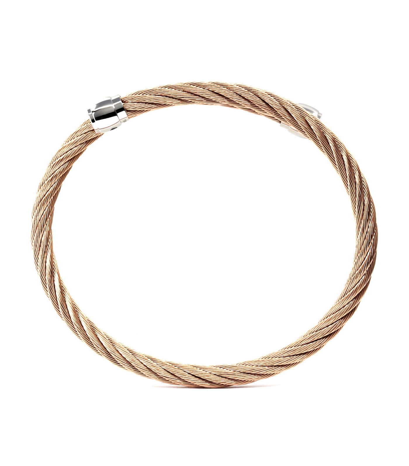 Celtic Bangle Sceau Rose Gold & Silver