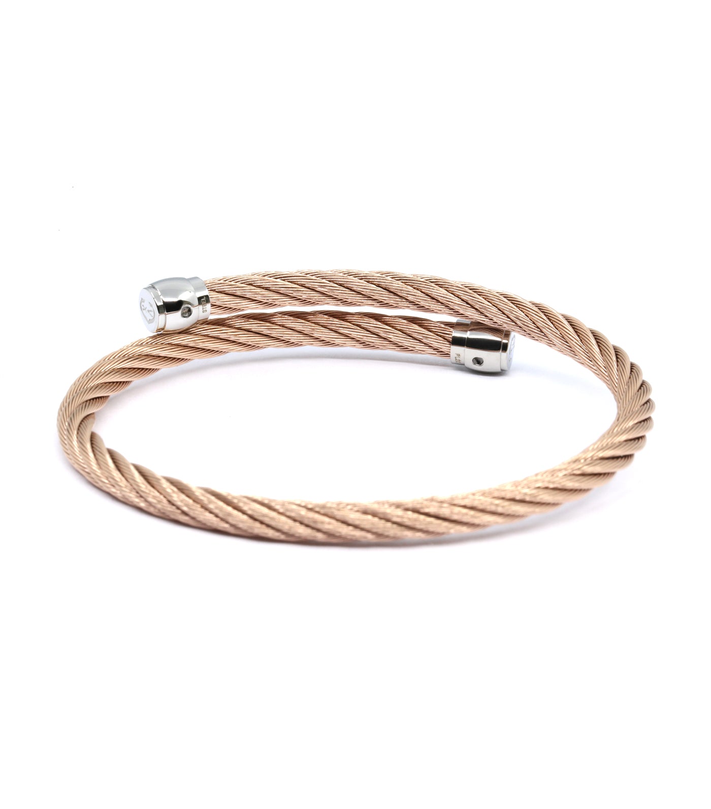 Celtic Bangle Sceau Rose Gold & Silver