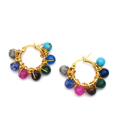Sundry Earrings Multicolor