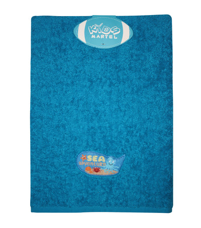 Boys Mini Bath Towel Sea Adventure Blue Lagoon