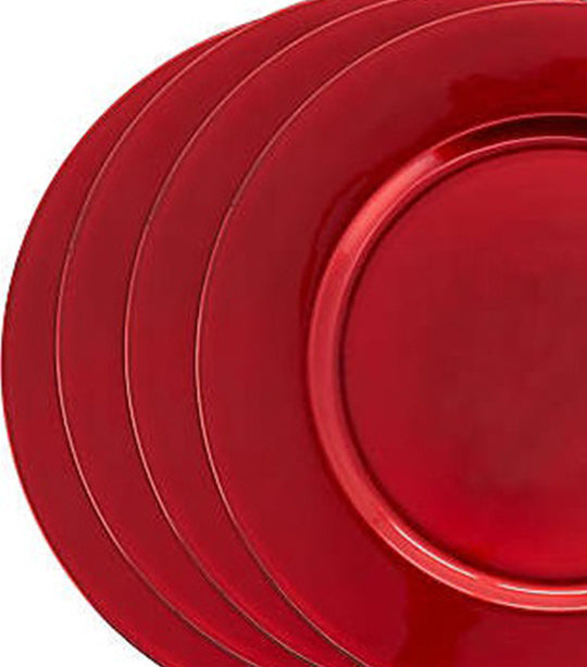Sugarplum Lifestyle Kate Metallic Charger Plate Collection