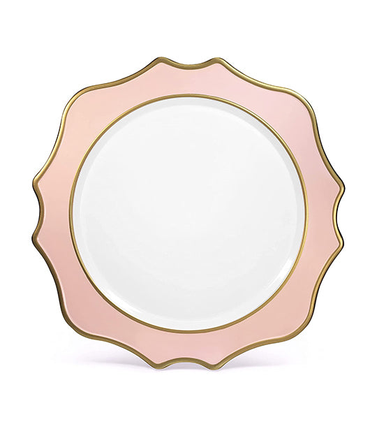Sugarplum Lifestyle Alice Scalloped Edge Charger Plate Collection