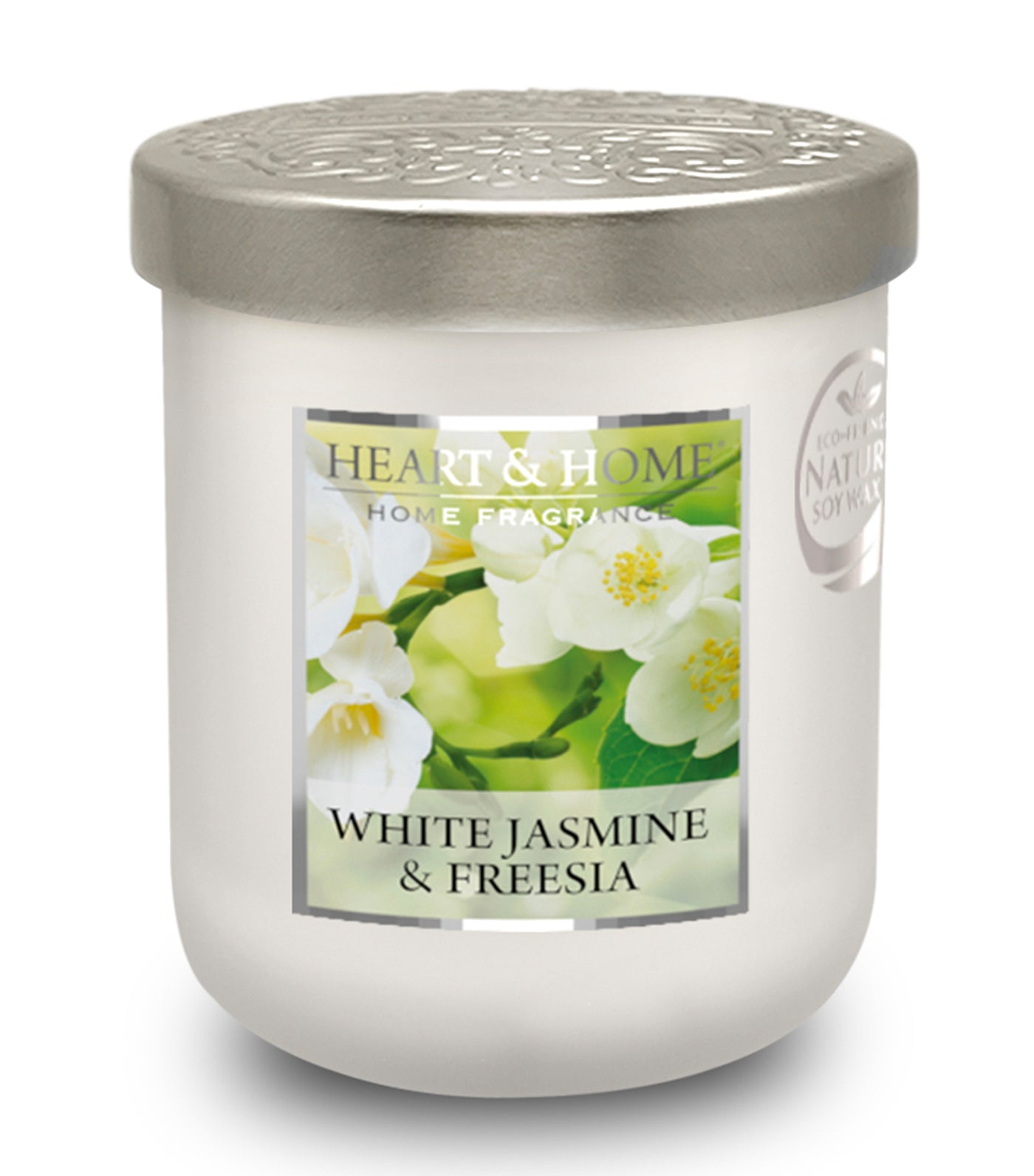 Heart & Home White Jasmine & Freesia Eco Soy Candle