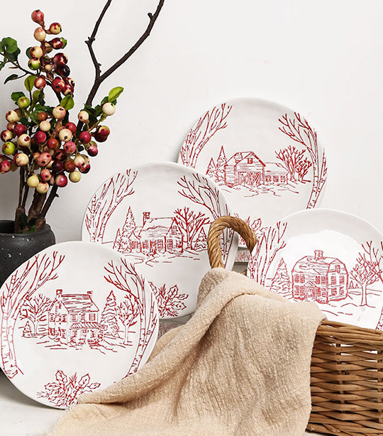 Sugarplum Lifestyle Holiday Farmhouse Dinnerware Collection