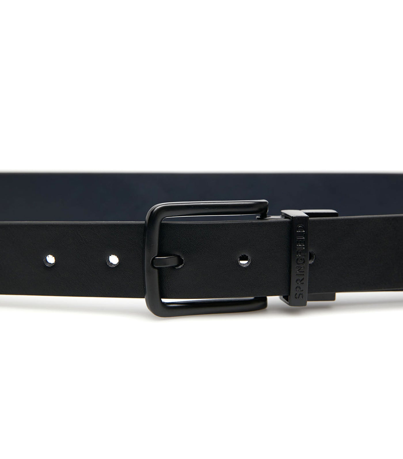 Reversible Faux Leather Belt Black