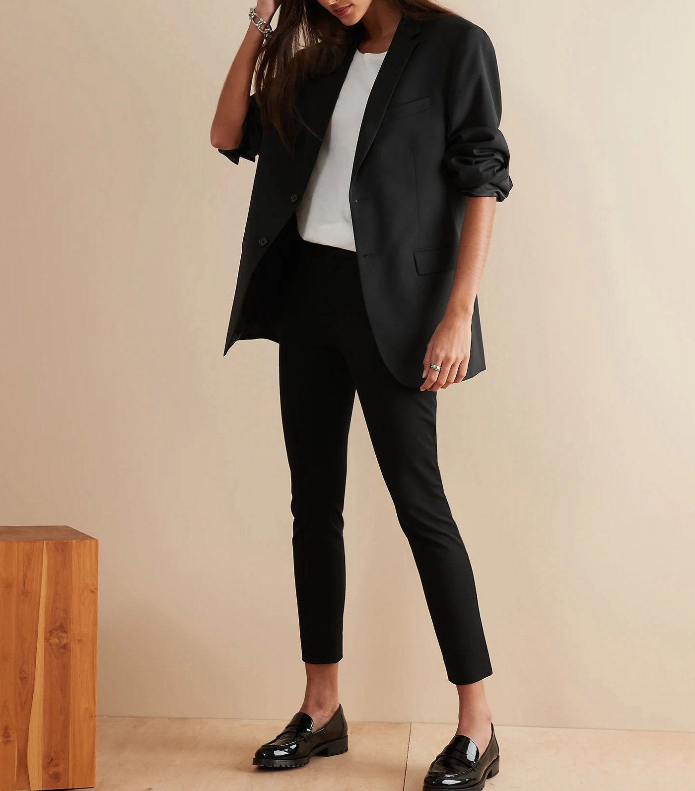 Mid-Rise Skinny Sloan Pant Black K-100