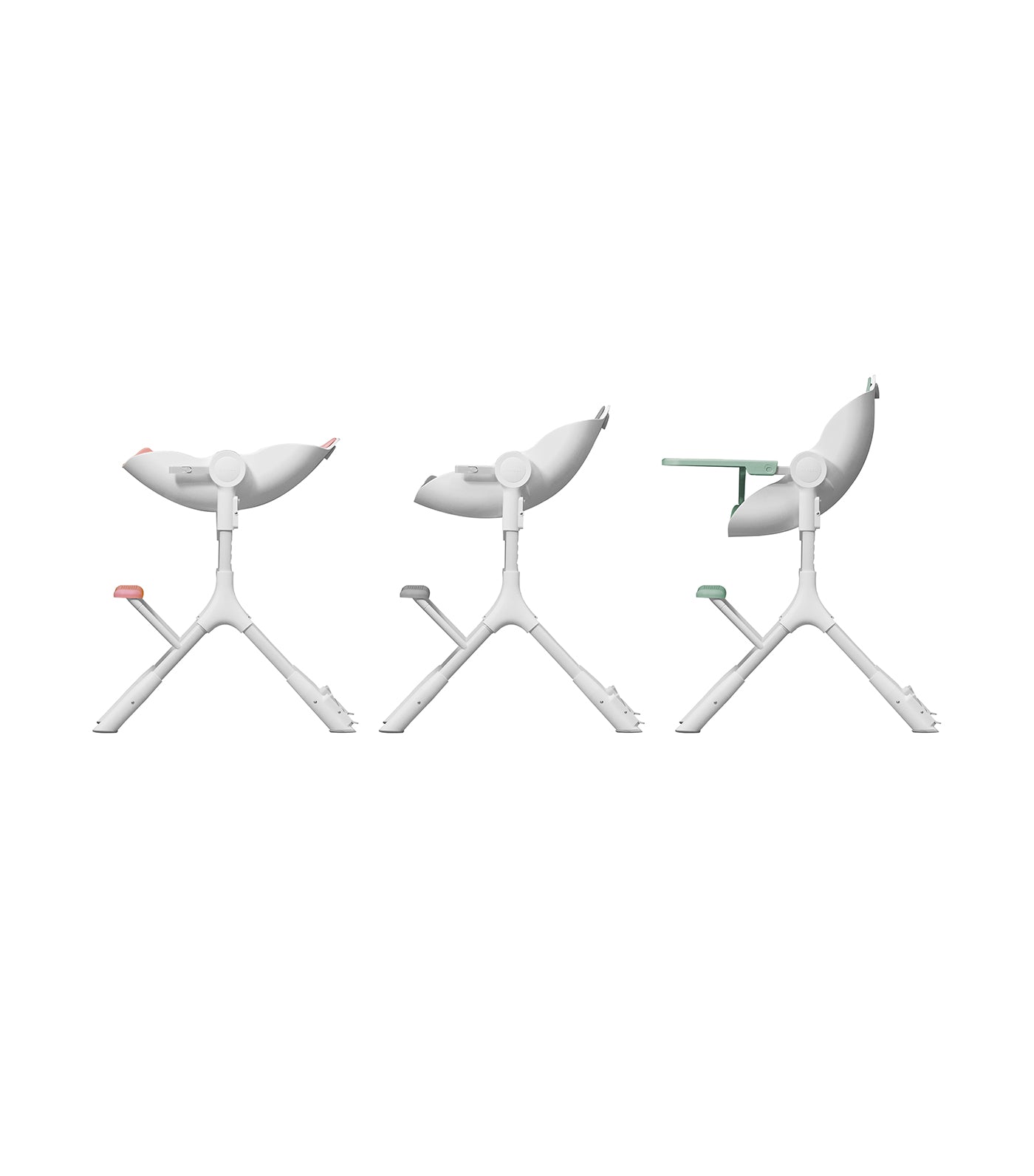 oribel cotton candy pink cocoon z high chair