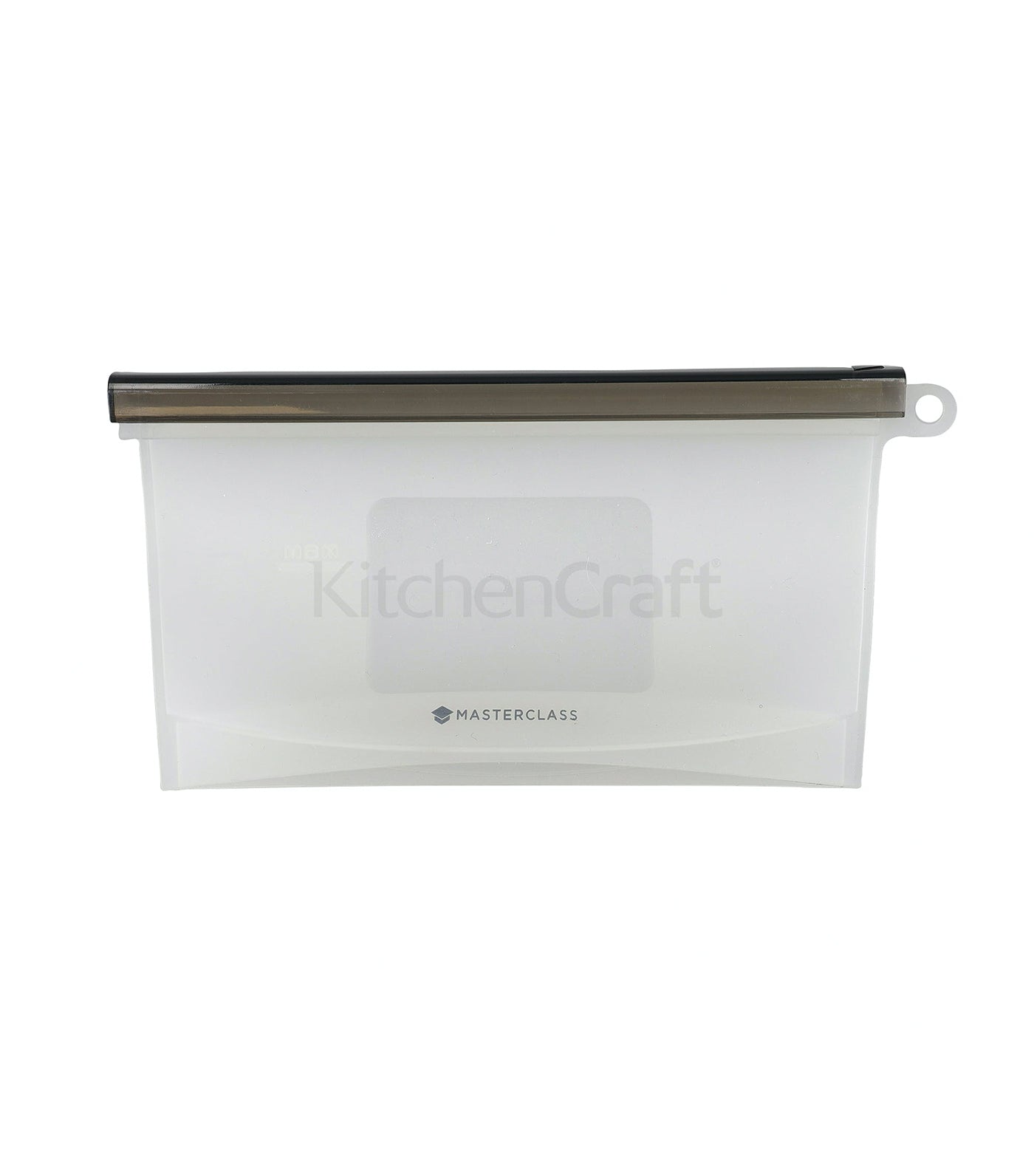 kitchencraft 500ml masterclass reusable silicone food bag