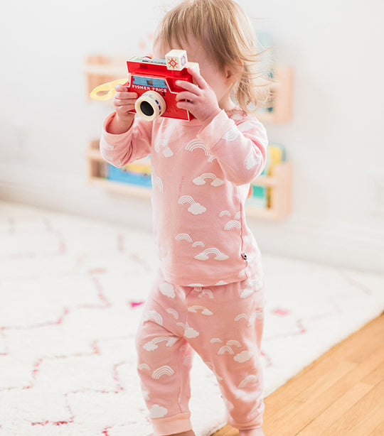 Baby Soy Rainbow Long Sleeve Lounge Set