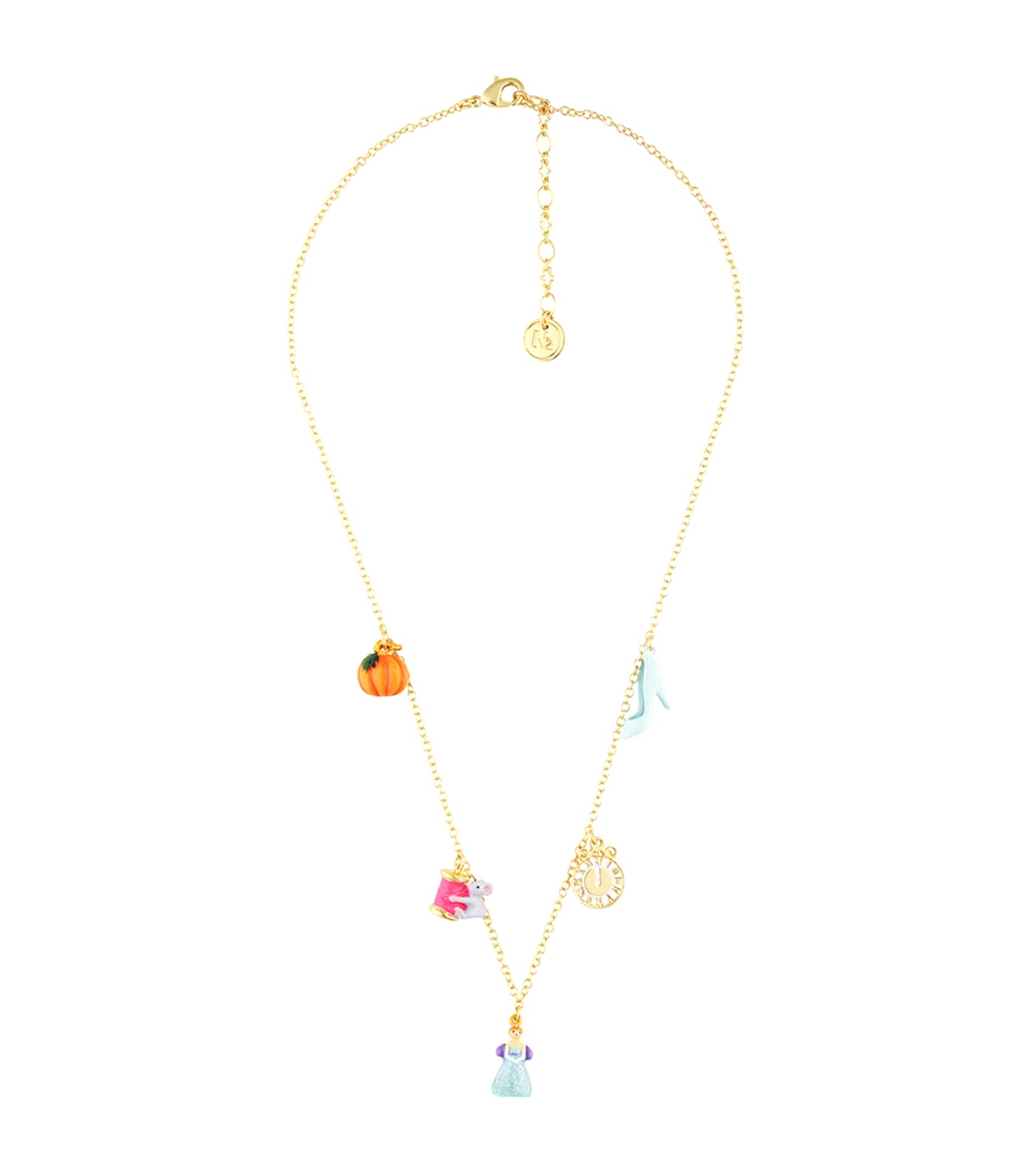Cinderella Charm Pendant Necklace