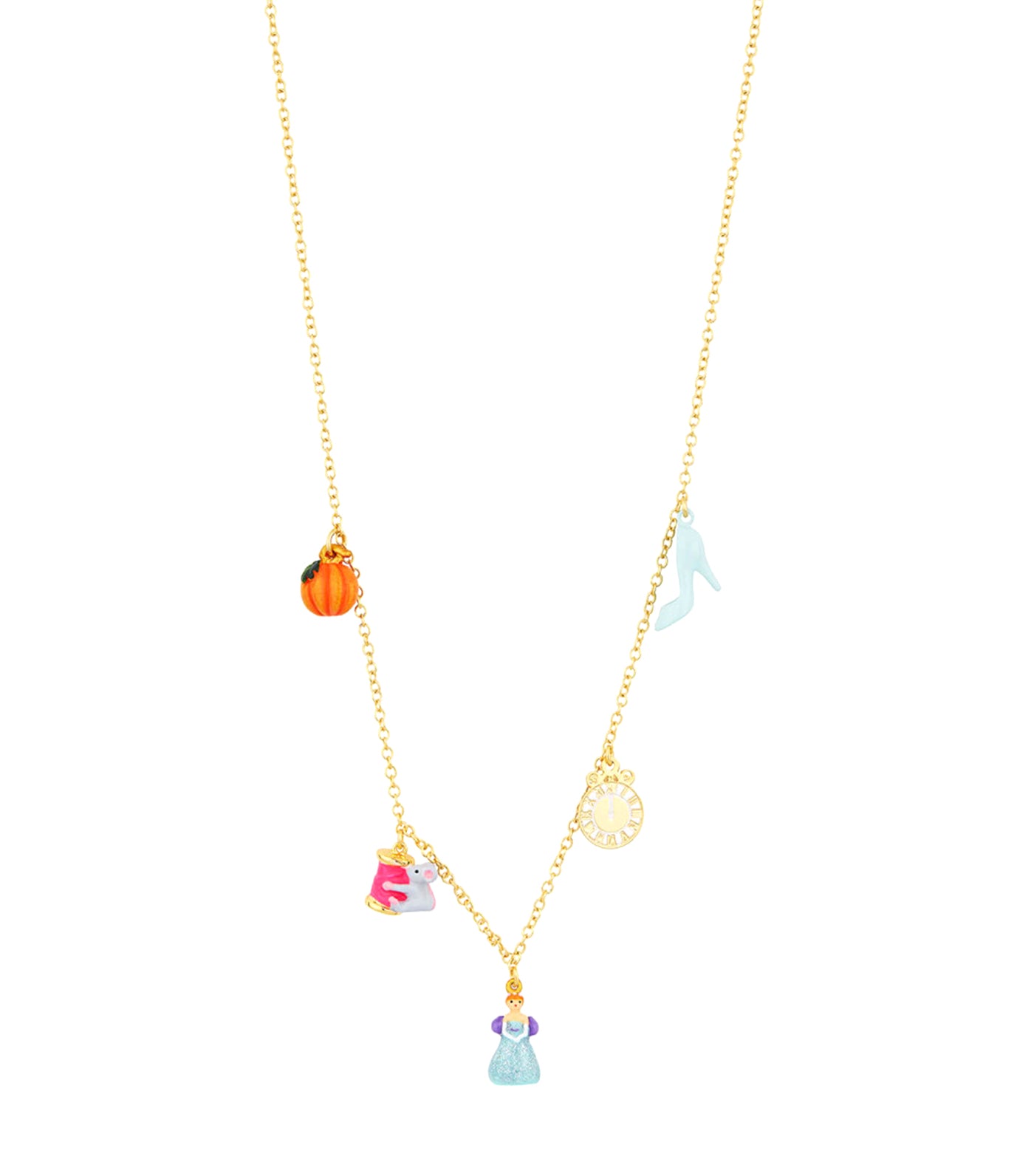 Cinderella Charm Pendant Necklace
