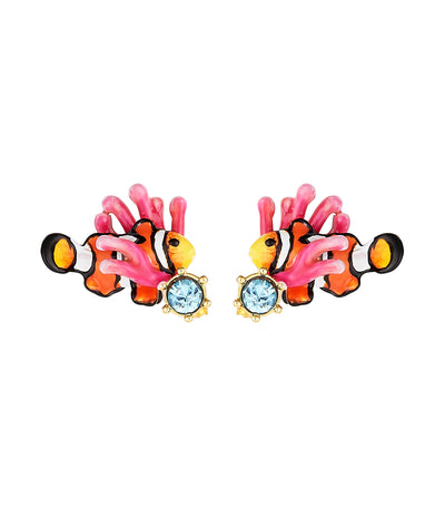 Clownfish Post Earrings