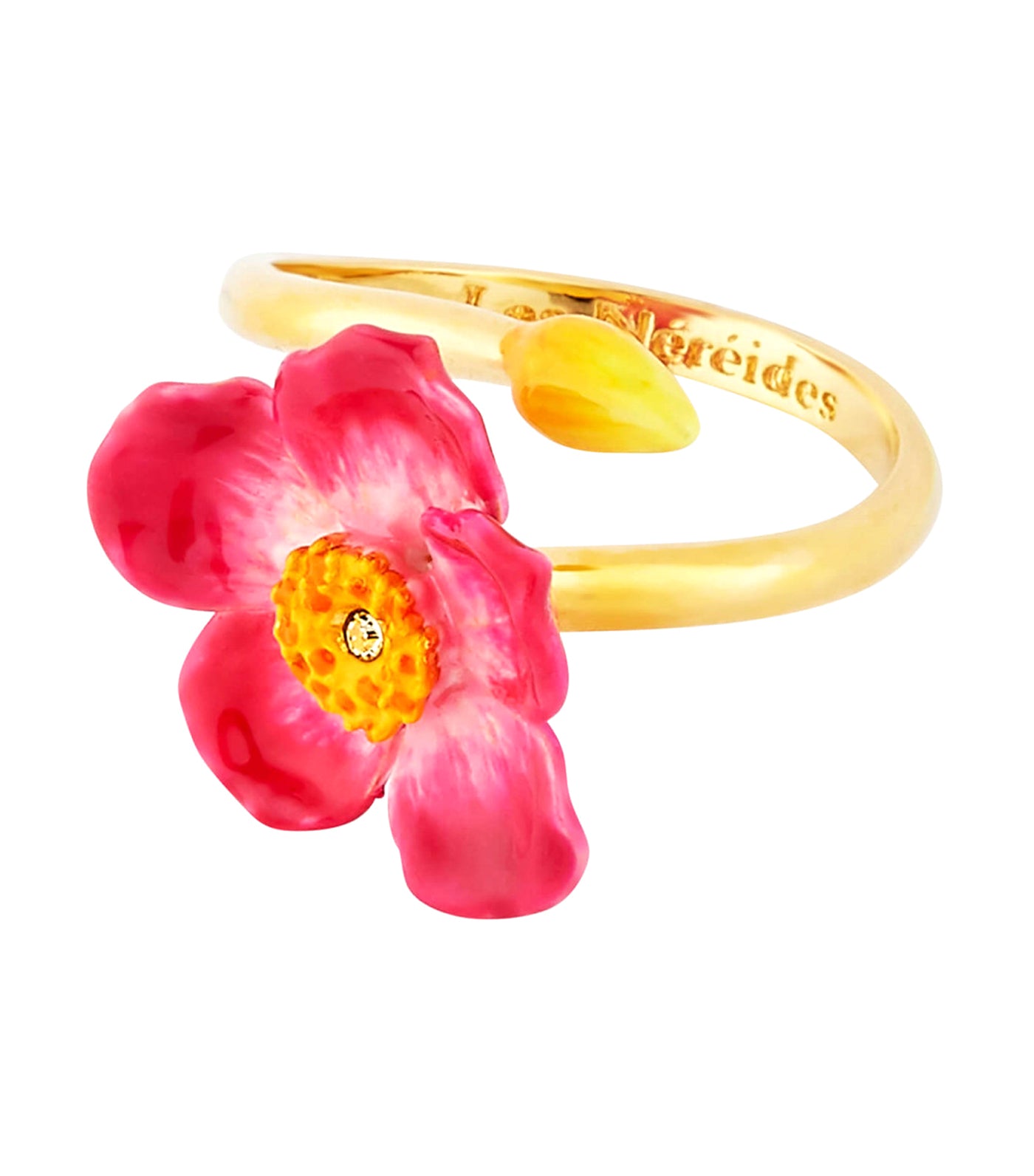 Pink Poppy Flower Ring