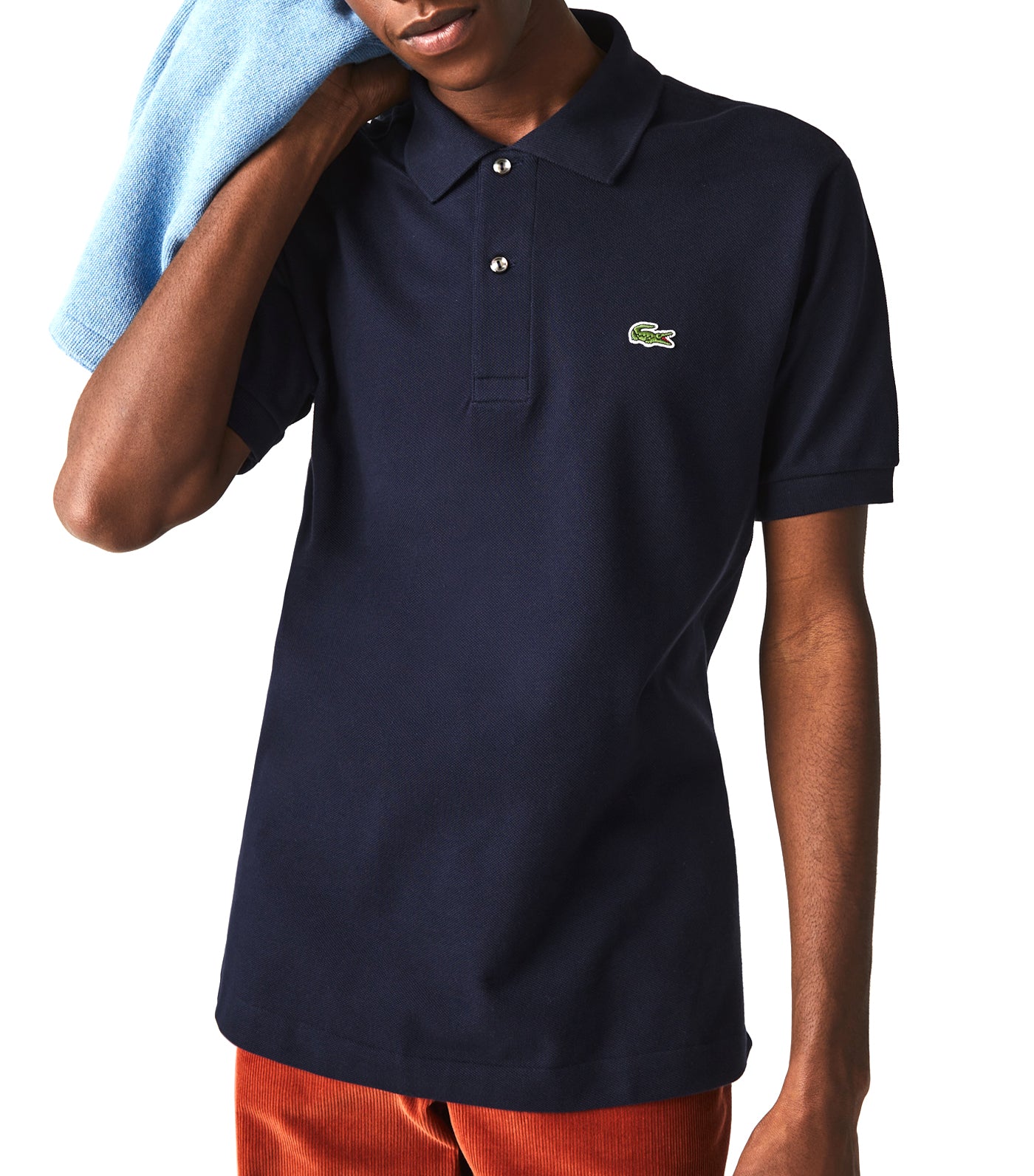 Men's Classic Fit L.12.12 Polo Shirt Navy Blue