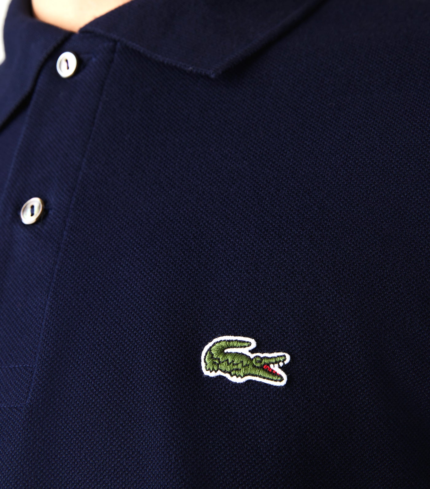 Men's Classic Fit L.12.12 Polo Shirt Navy Blue