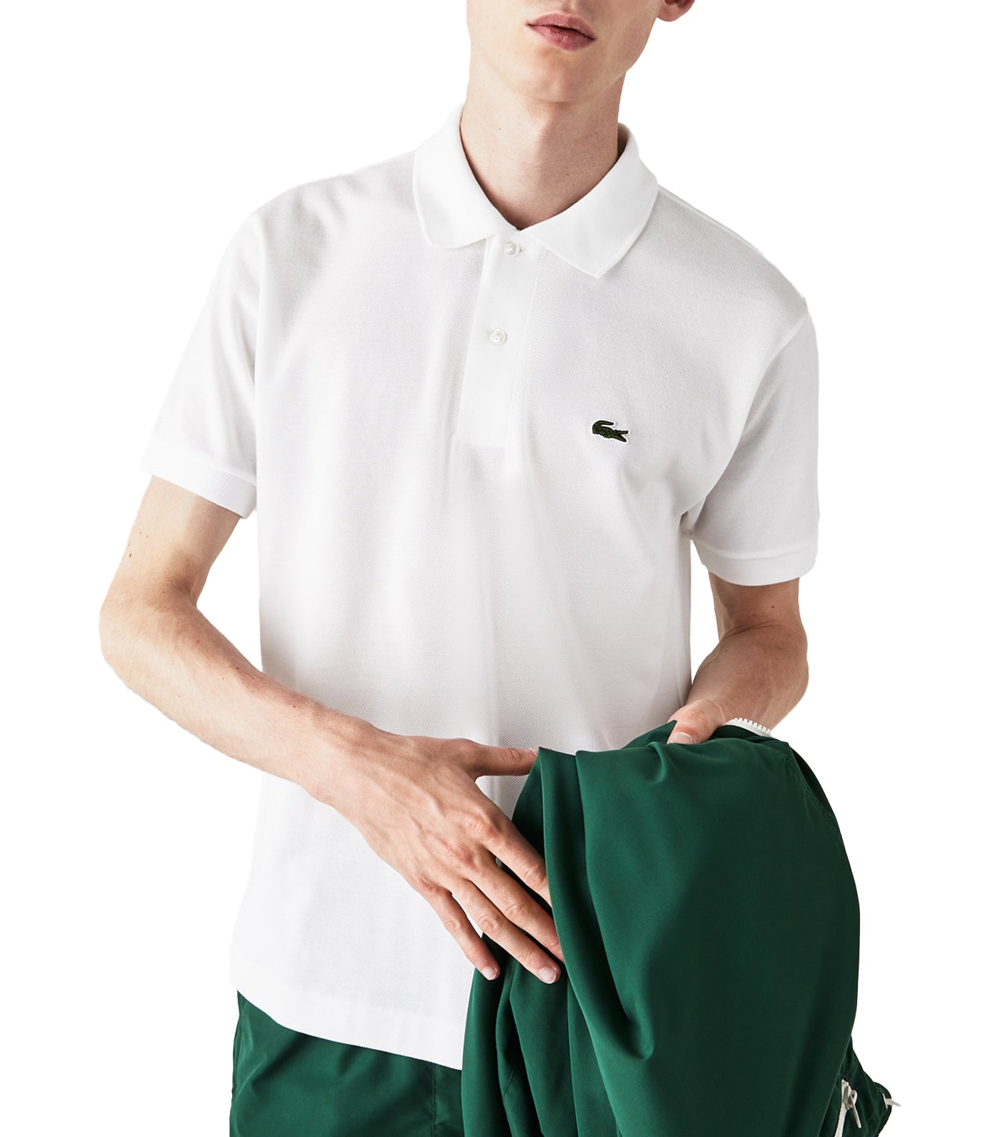 Men's Classic Fit L.12.12 Polo Shirt White