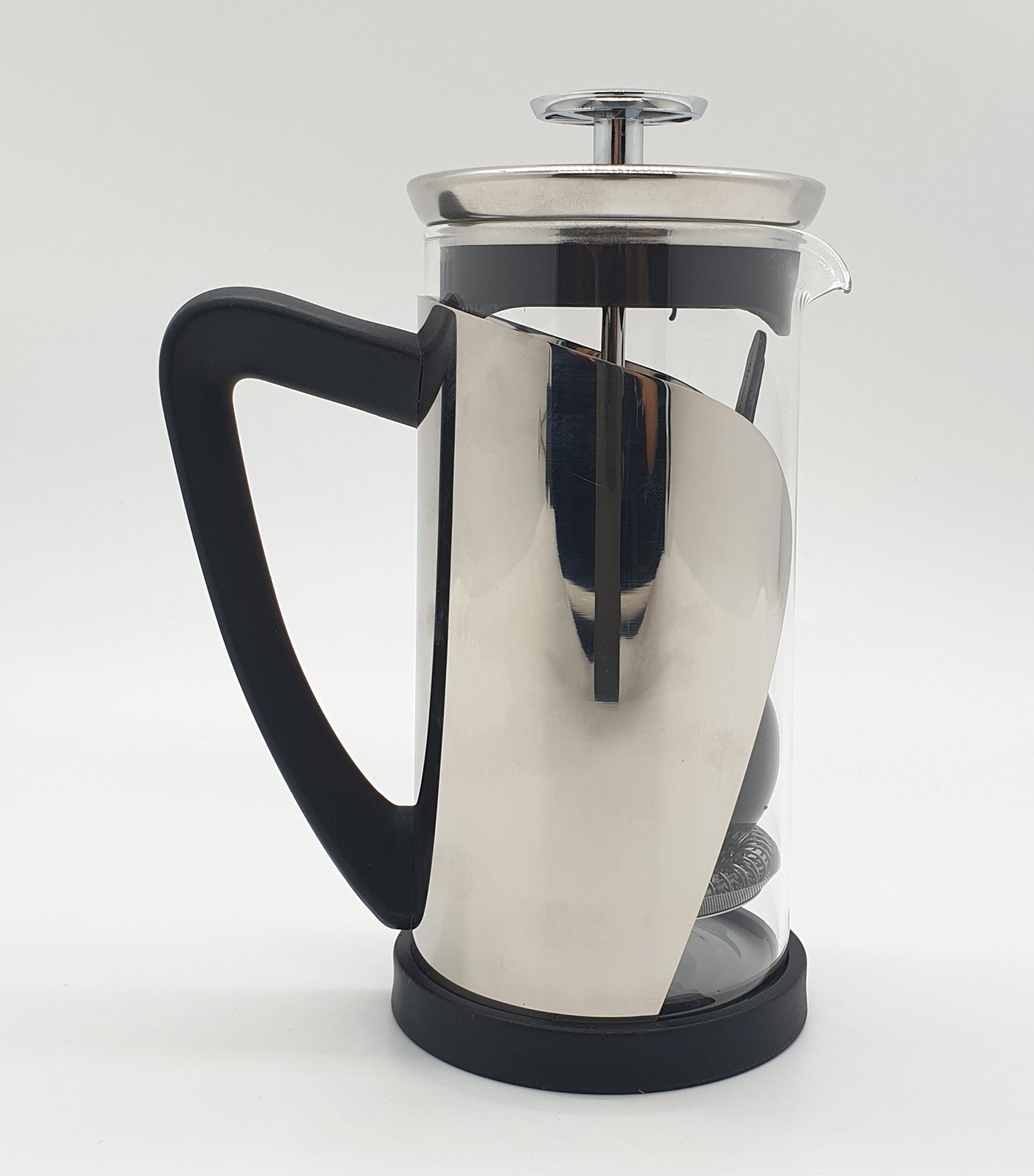 Home Essentials Silver Metal Coffee Press