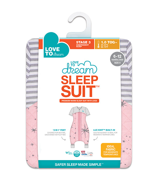 Sleep Suit™ - Pink Clouds