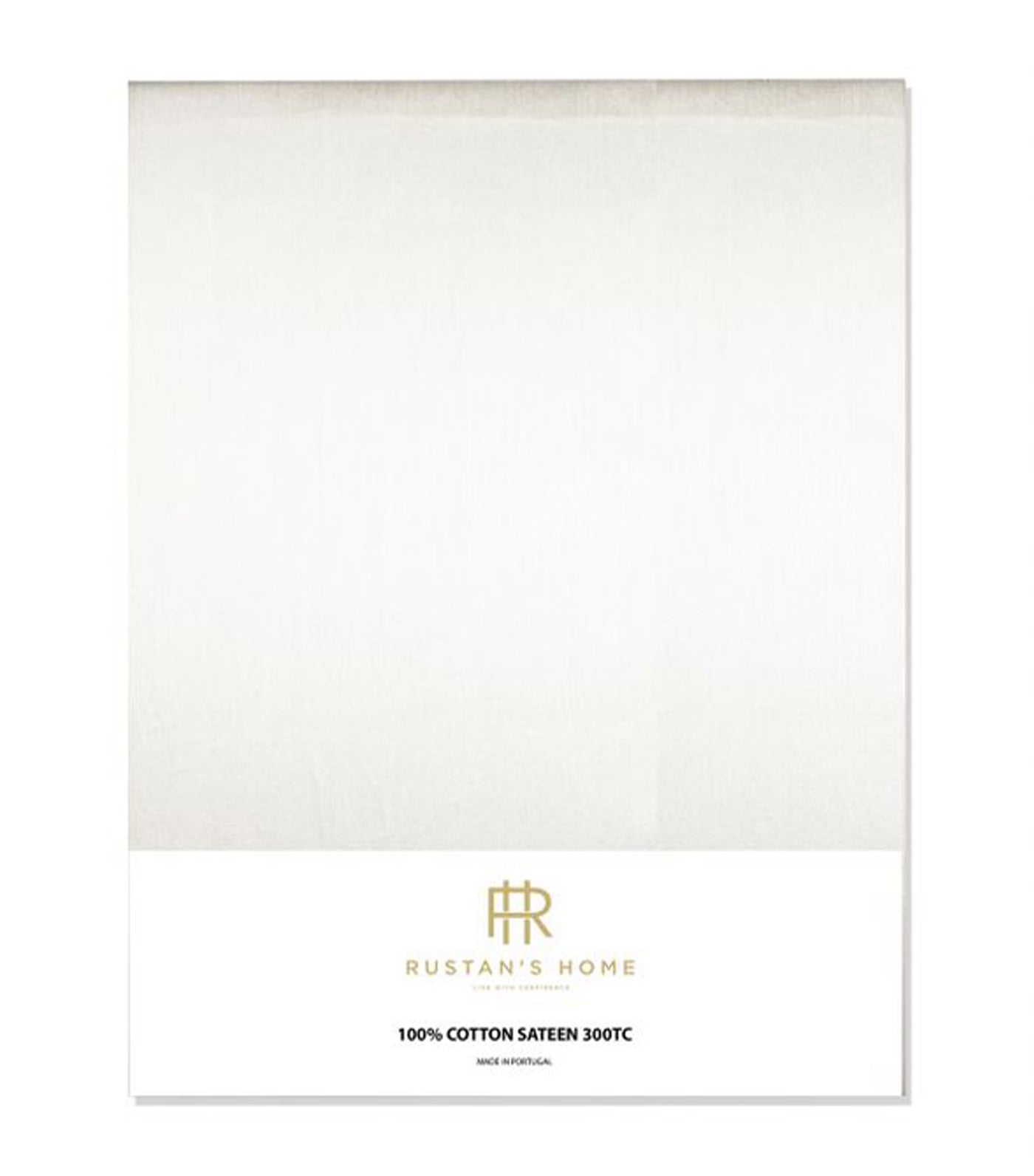 Rustan's Home 300TC Cotton Sateen Fitted Sheet - White