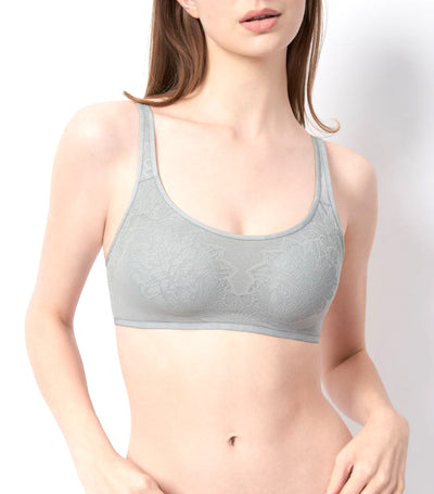 Fit Smart NonWired PullOn Bra Moss Green