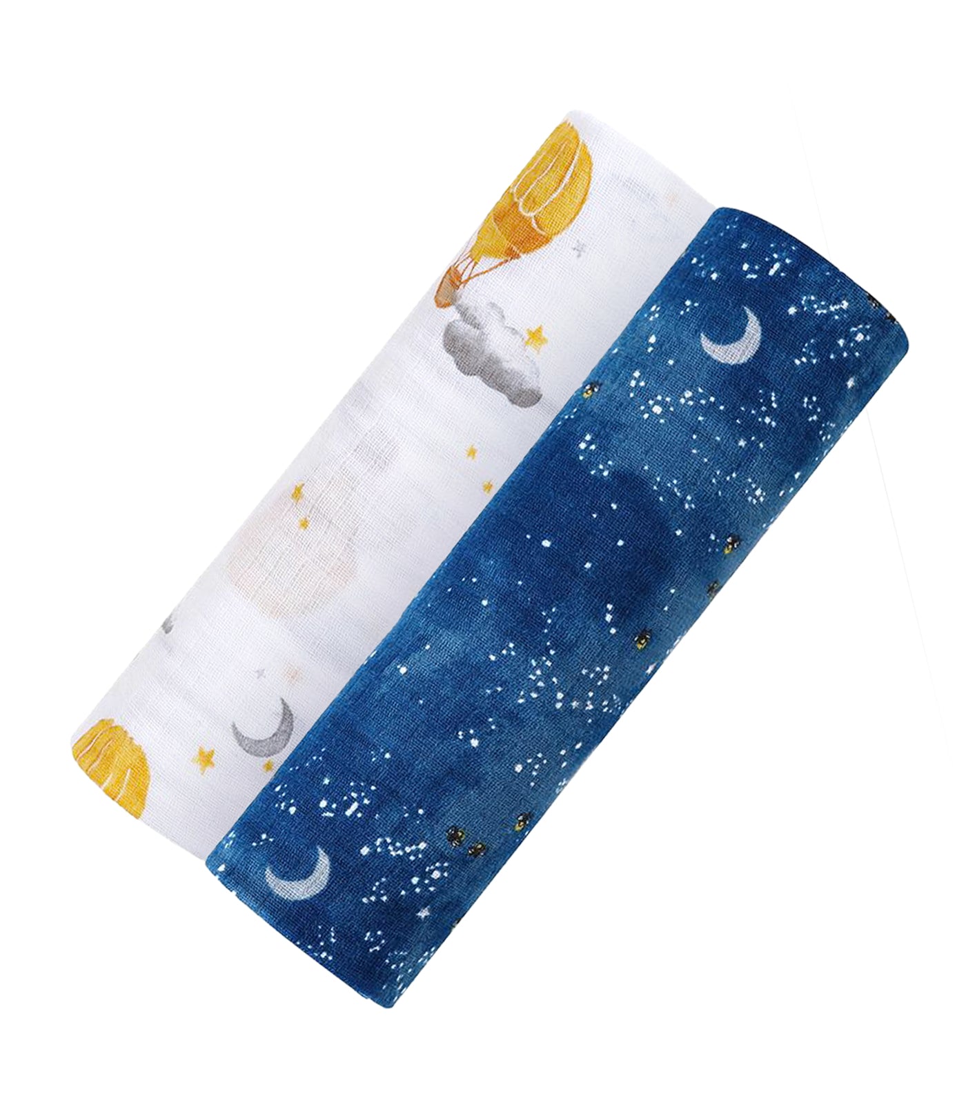 Malabar Baby Organic Muslin Swaddle - Pack of 2