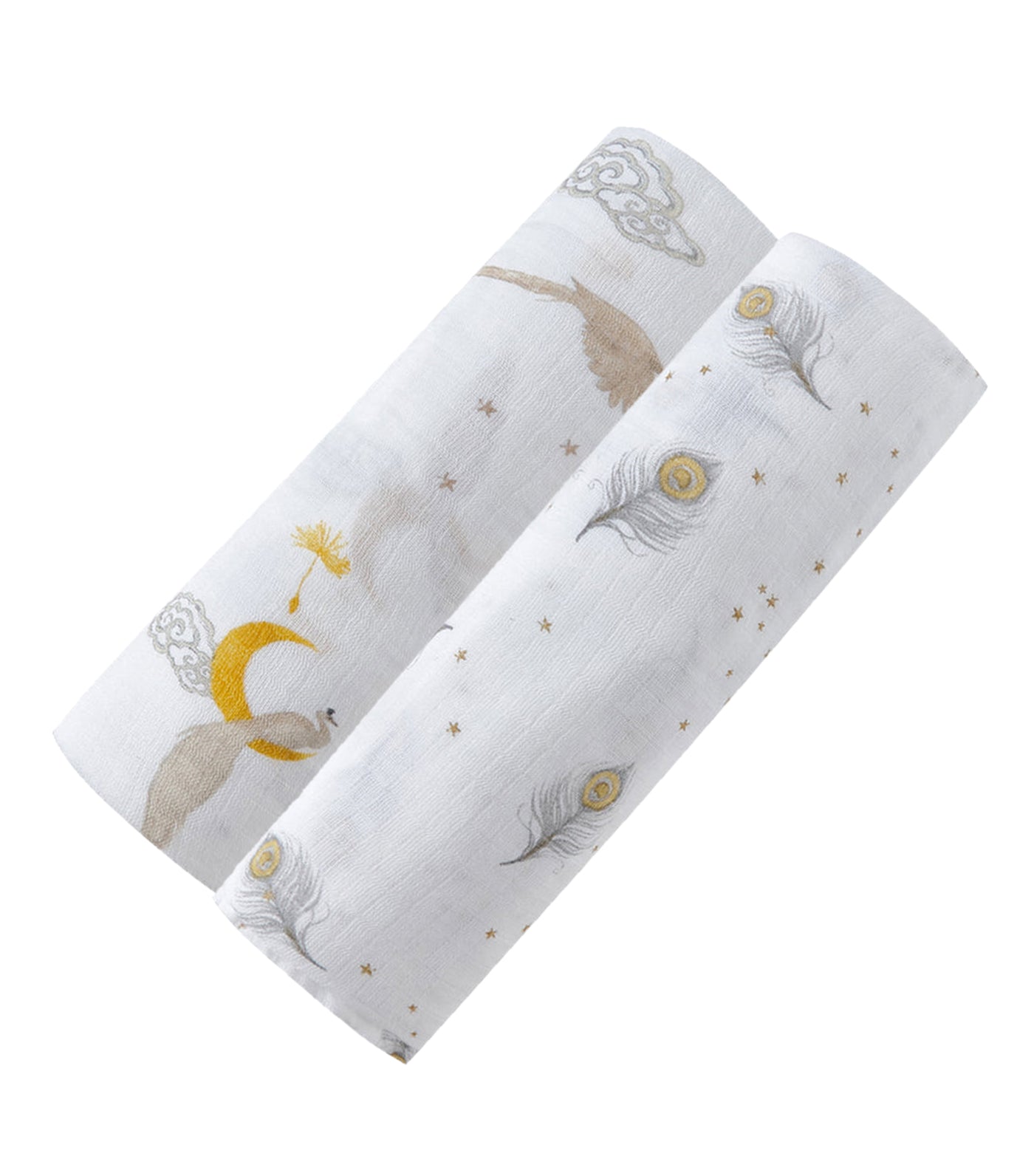 Malabar Baby Organic Muslin Swaddle - Pack of 2