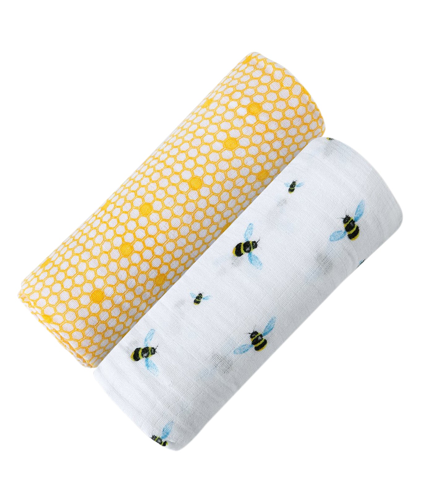 Malabar Baby Organic Muslin Swaddle - Pack of 2