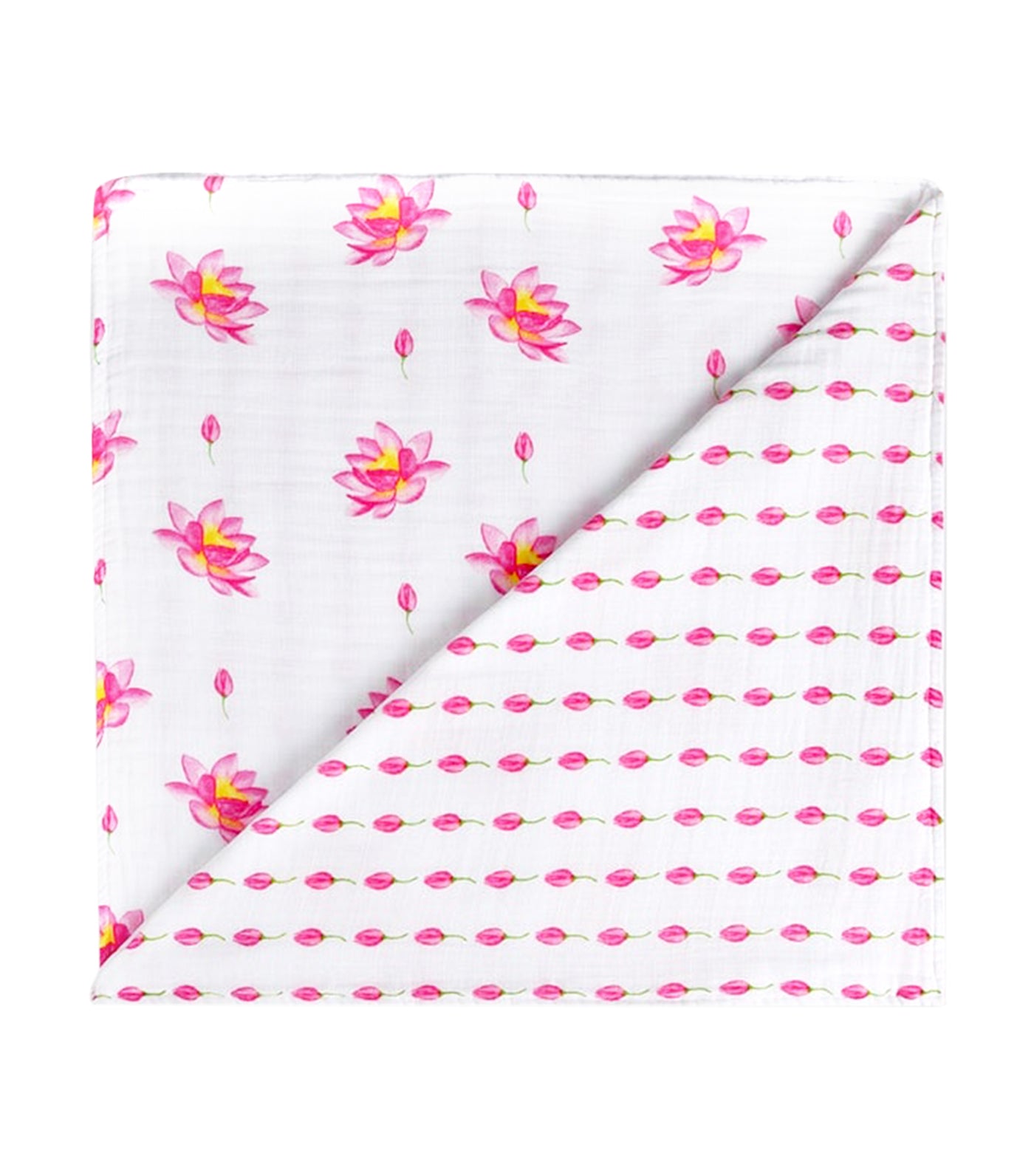 Malabar Baby Organic Muslin Snug Blanket (Reversible)