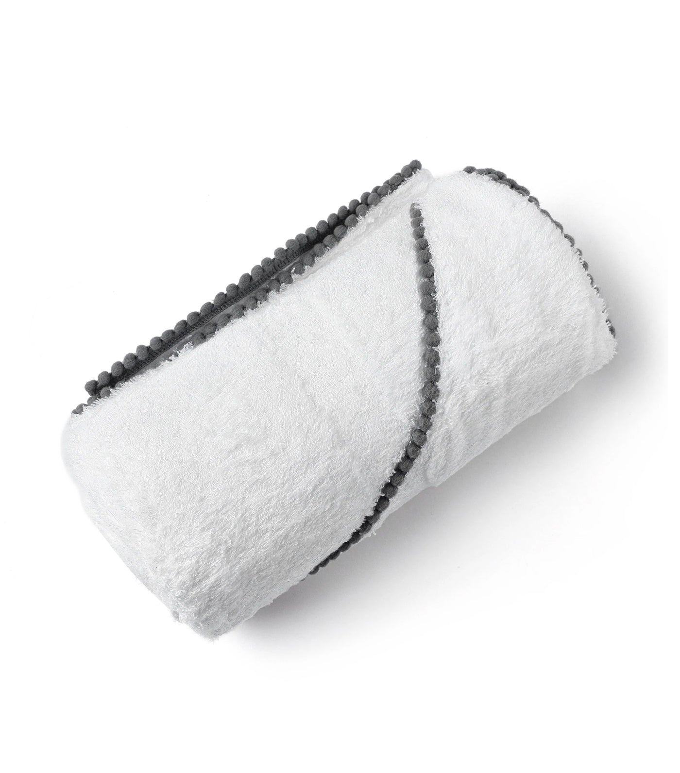 Malabar Baby Bamboo Terry Pom Pom Hooded Towel