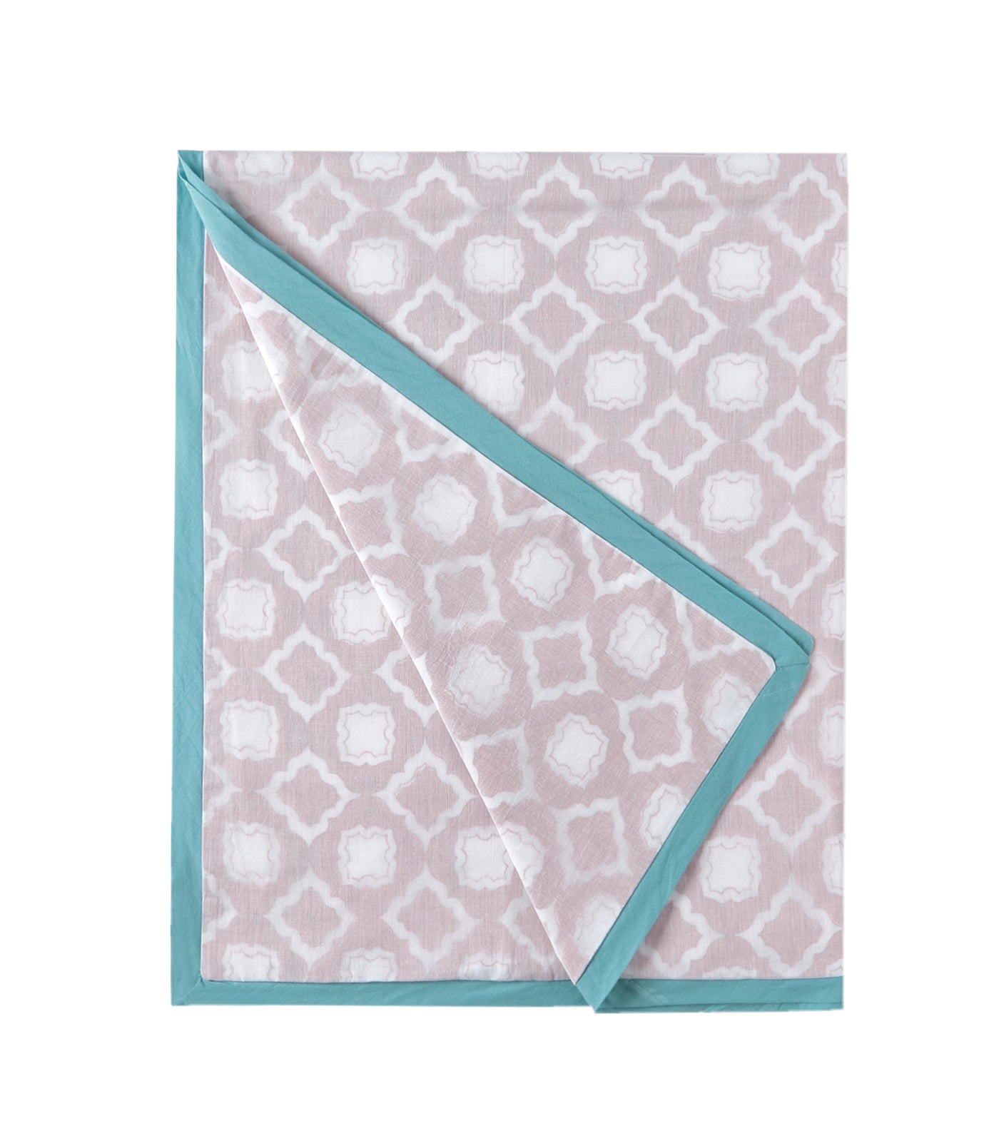 Malabar Baby Block-Printed Dohar Receiving Blanket