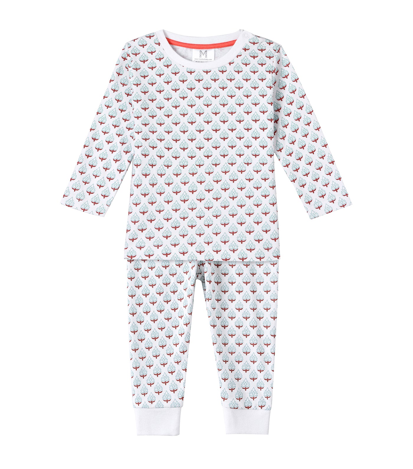 Malabar Baby Organic Cotton Knit PJ Set - Miami