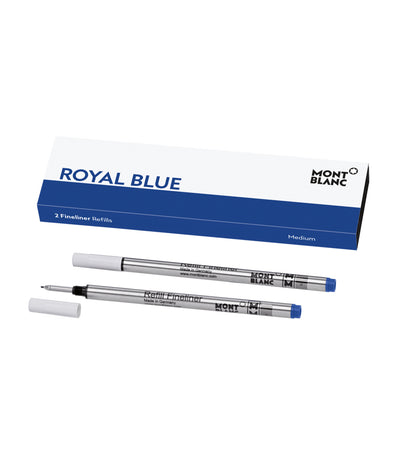 2 Fineliner Refills Medium Royal Blue