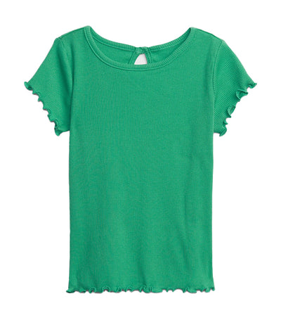 Gap Kids Toddler Ribbed-Knit T-Shirt - Parrot Green
