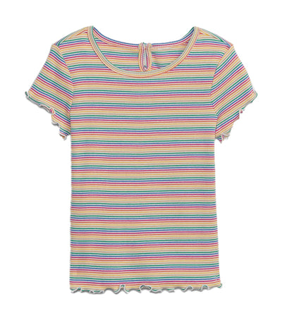 Gap Kids Toddler Ribbed-Knit T-Shirt - Multi Stripe Stripe