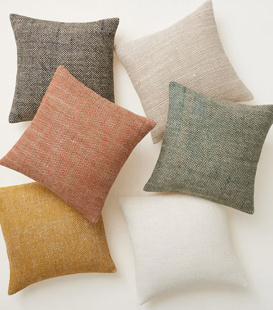 Two-Tone Chunky Pillow Cover
