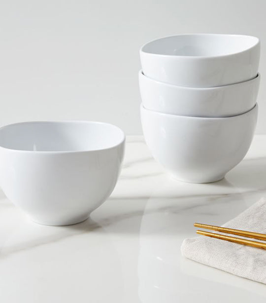 west elm Organic Shaped Dinnerware Collection - White