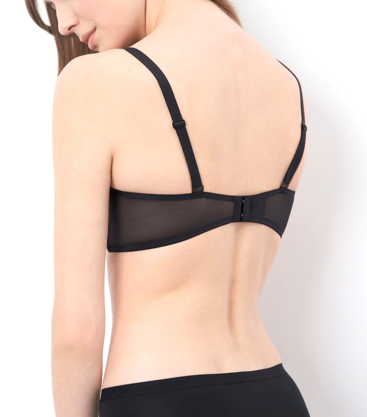 Inside-Out Non-Wired T-Shirt Bra Black