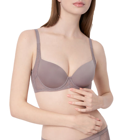 Decorative InsideOut Wired Lightly Padded Bra Shadow Gray