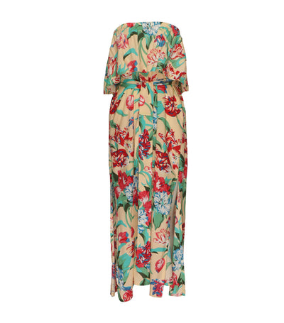 Welua Dress Multicolor Floral Cream