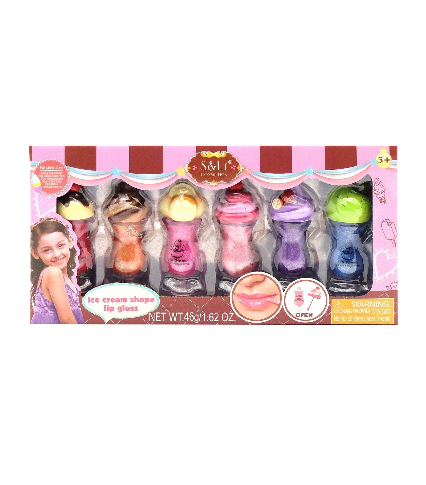 6in1 Ice Cream Lip Gloss