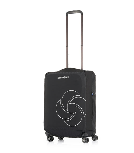Foldable Luggage Cover Black Small