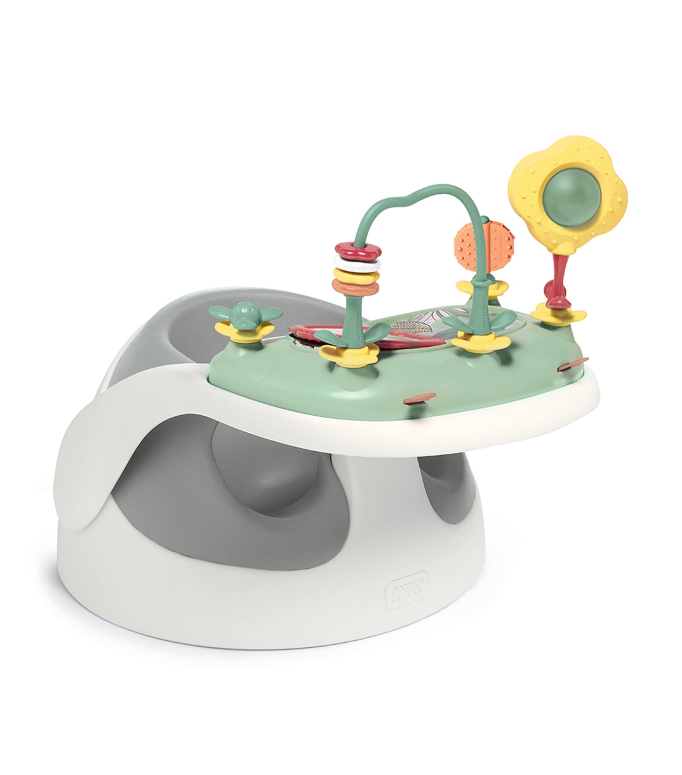 Snug Floor Seat with Activity Tray - Pebble Grey