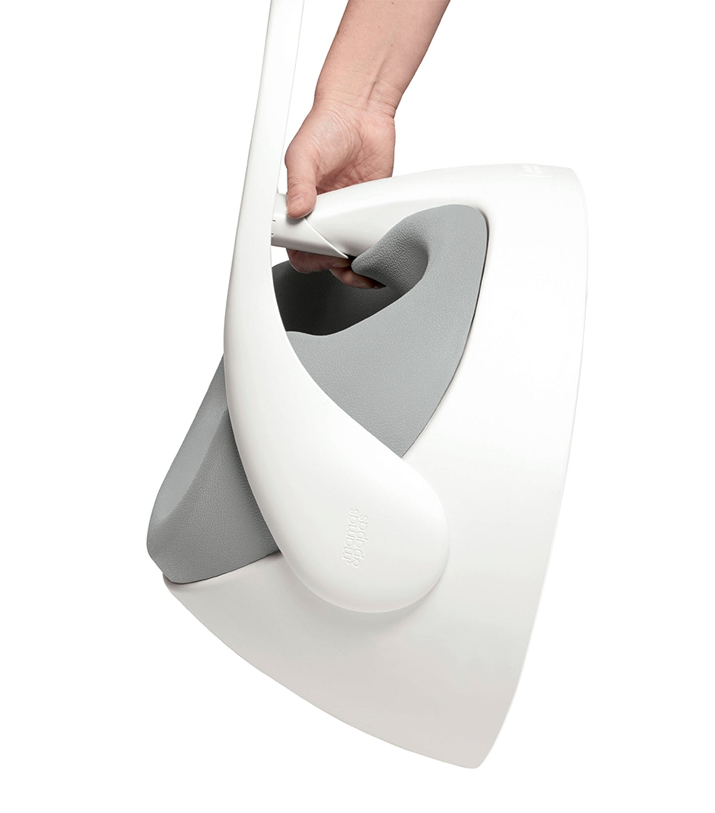 Snug Floor Seat with Activity Tray - Pebble Grey