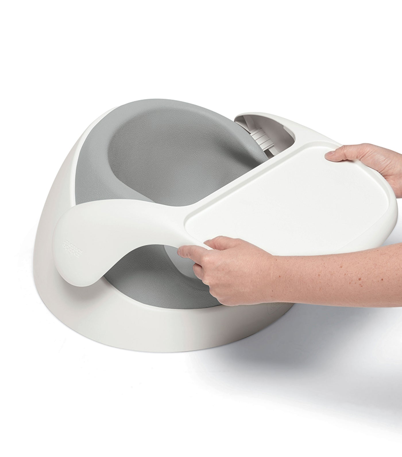 Snug Floor Seat with Activity Tray - Pebble Grey